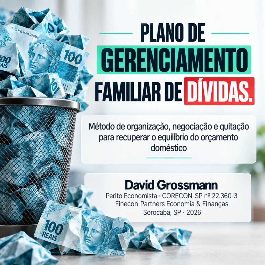 Capa do Plano de Gerenciamento Familiar de Dívidas, por David Grossmann